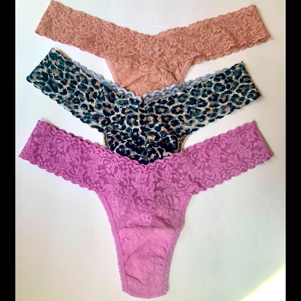 Hanky Panky Low Rise Thongs Set of 3